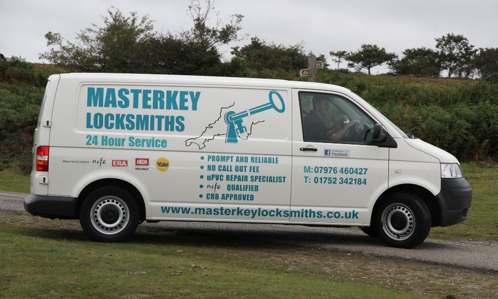 Locksmith Plympton - Company Van - Masterkey Locksmiths SW Ltd